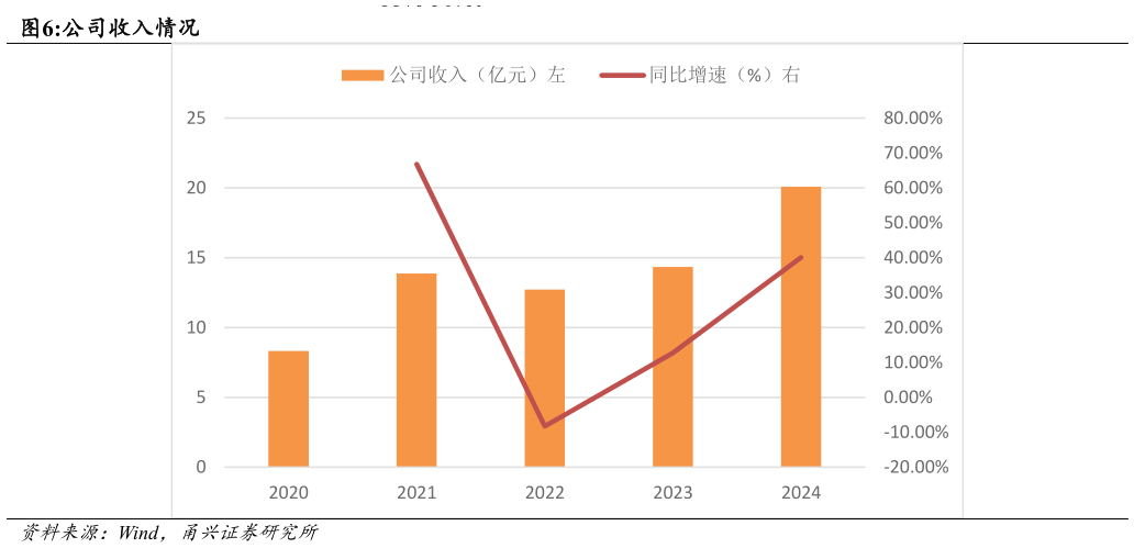 谁知道公司收入情况
