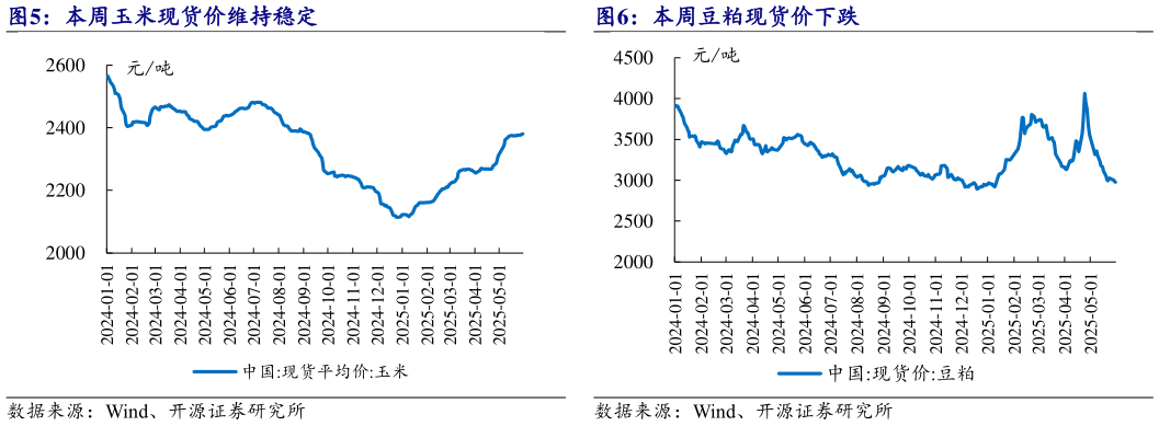 谁知道本周豆粕现货价下跌?
