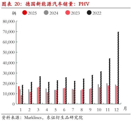咨询大家德国新能源汽车销量：PHV