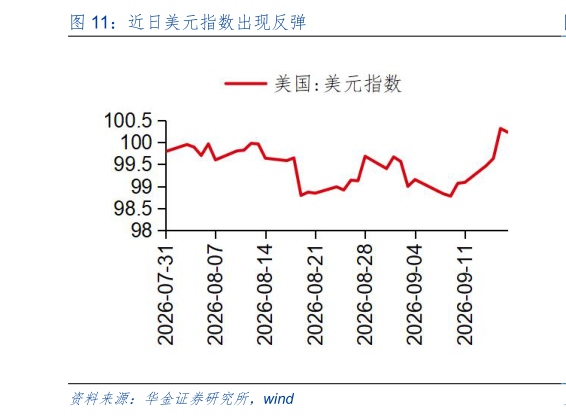 咨询下各位近日美元指数出现反弹