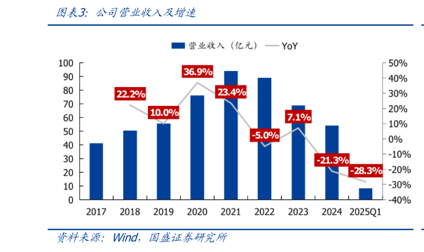 谁能回答公司营业收入及增速