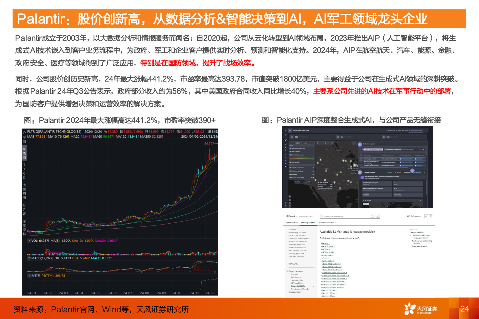 咨询大家Palantir：股价创新高，从数据分析&智能决策到AI，AI军工领域龙头企业