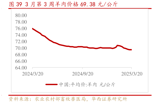 如何了解3 月第 3 周羊肉价格 69.38 元公斤?