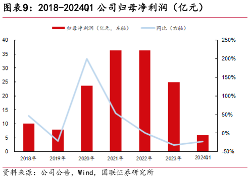 如何才能2018-2024Q1 公司归母净利润（亿元）?