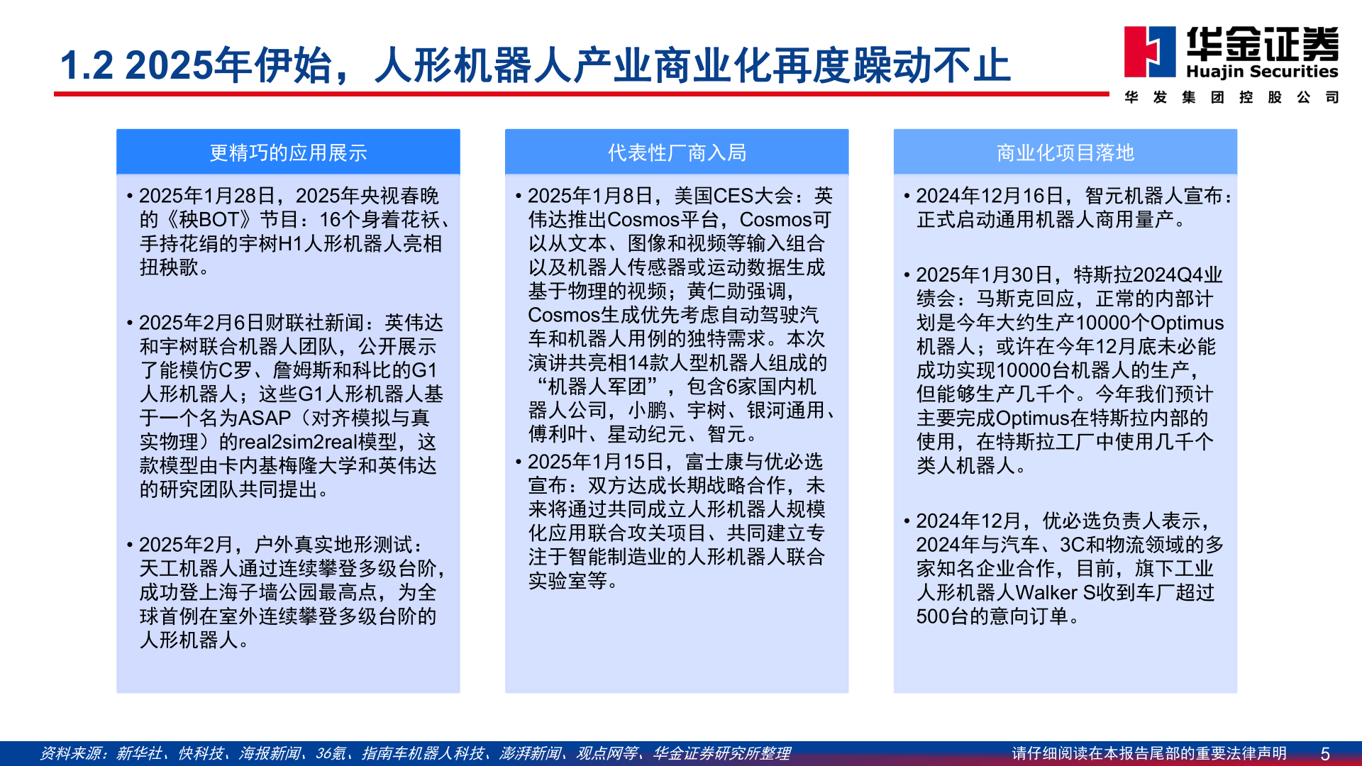 想问下各位网友1.2 2025年伊始，人形机器人产业商业化再度躁动不止?