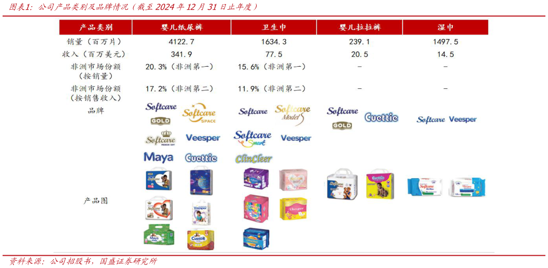 想关注一下公司产品类别及品牌情况(截至2024年12月31日止年度)?