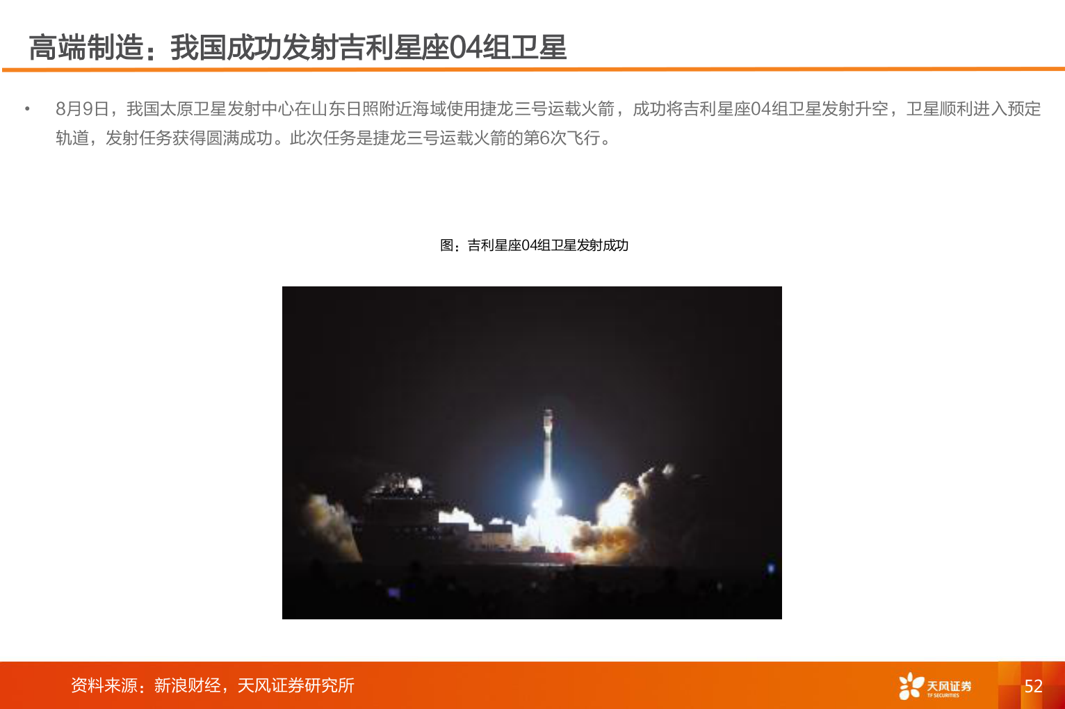 如何看待高端制造：我国成功发射吉利星座04组卫星