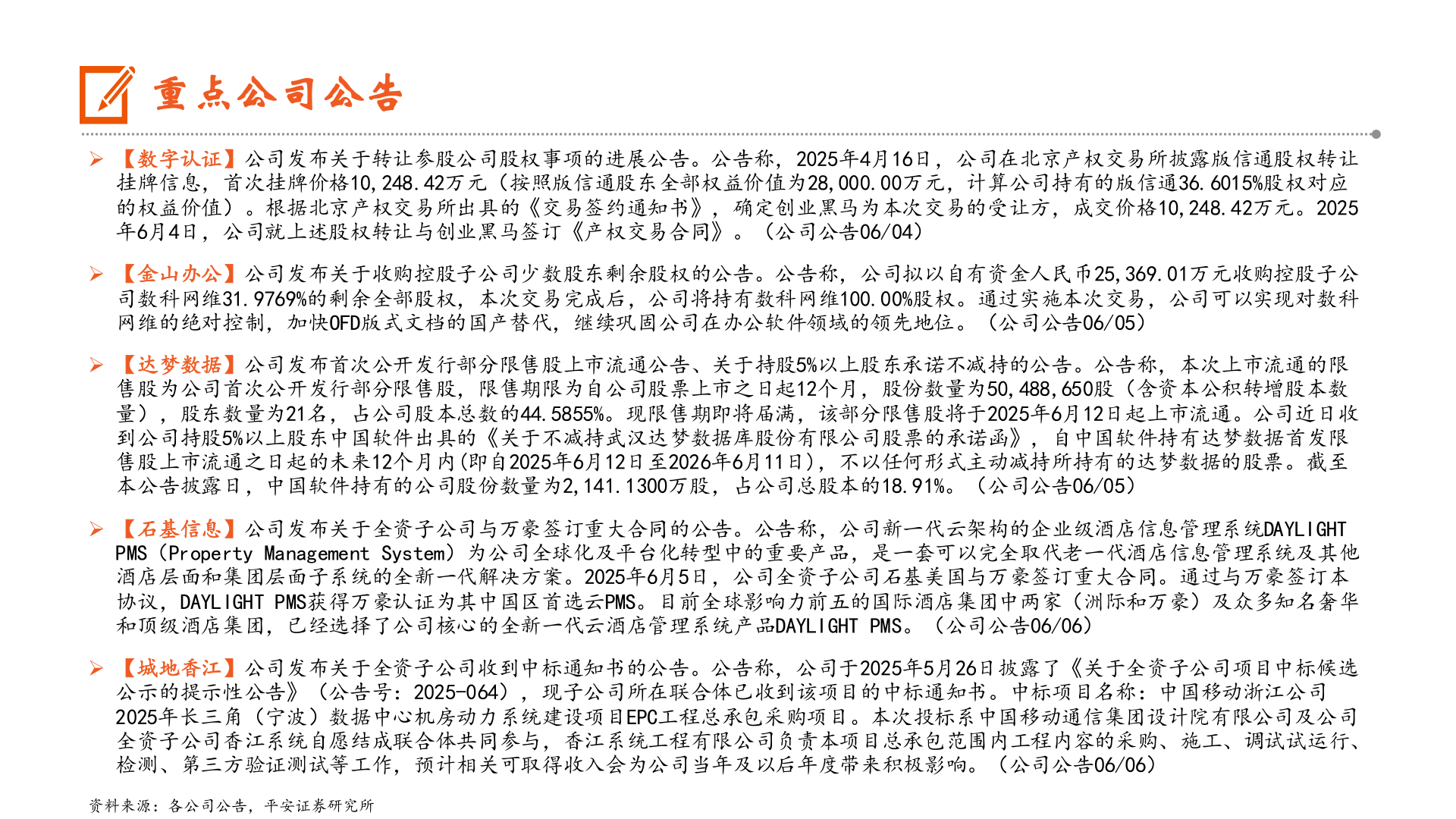 一起讨论下重点公司公告?