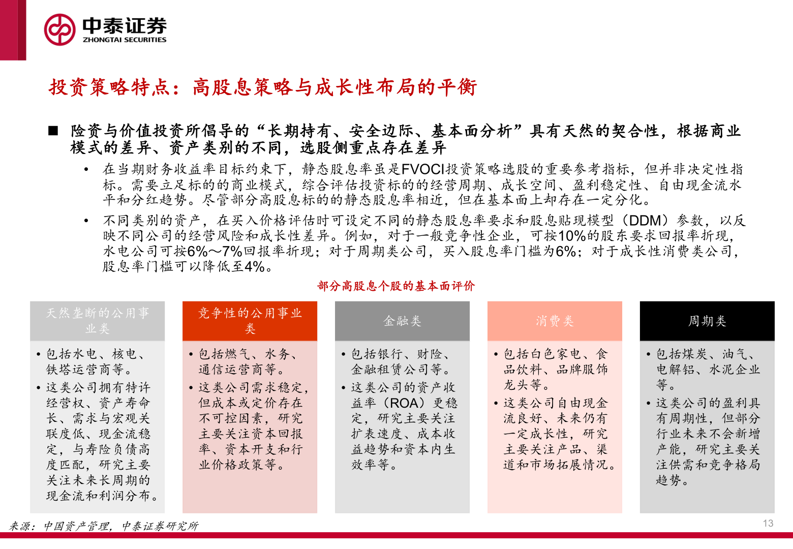 请问一下投资策略特点:高股息策略与成长性布局的平衡?