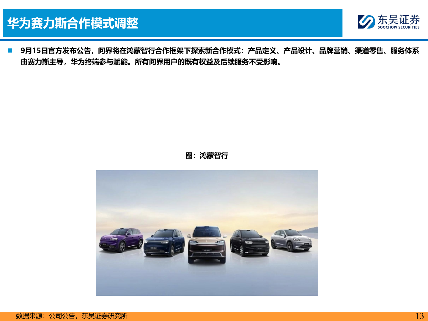 谁知道华为赛力斯合作模式调整