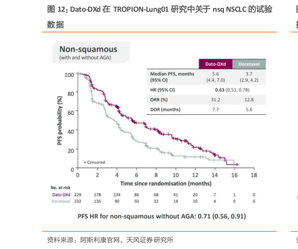 如何解释Dato-DXd 在 TROPION-Lung01 研究中关于 nsq NSCLC 的试验?
