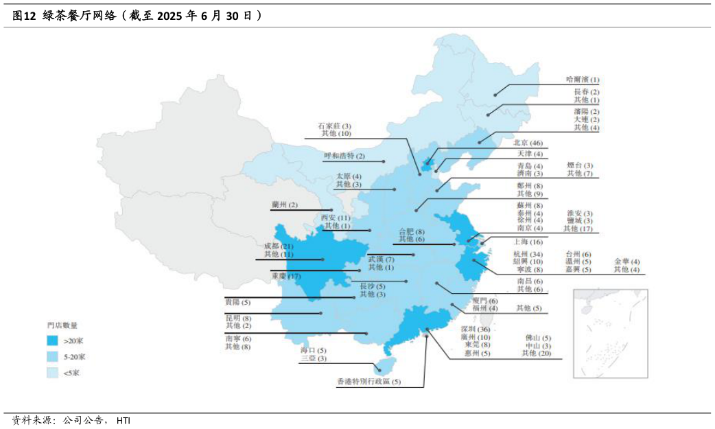 如何了解绿茶餐厅网络（截至 2025 年 6 月 30 日）