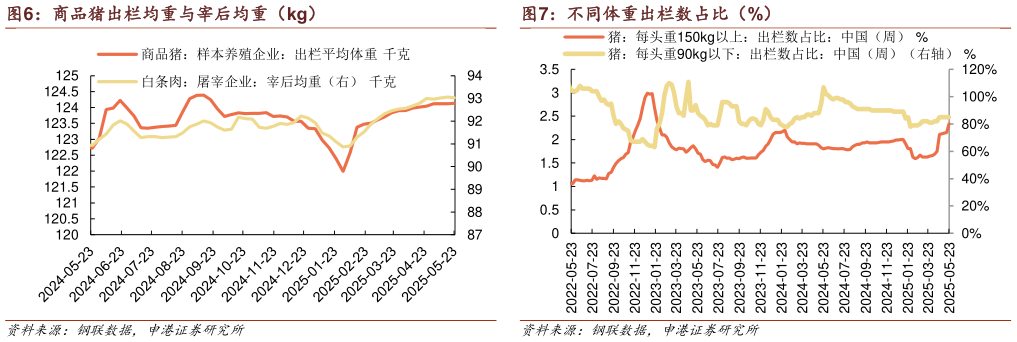 咨询下各位商品猪出栏均重与宰后均重(kg)?