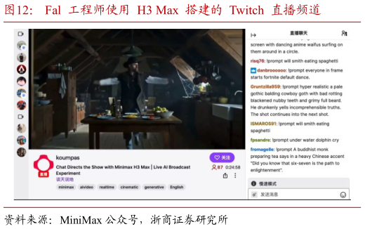 我想了解一下Fal  工程师使用  H3 Max  搭建的  Twitch  直播频道