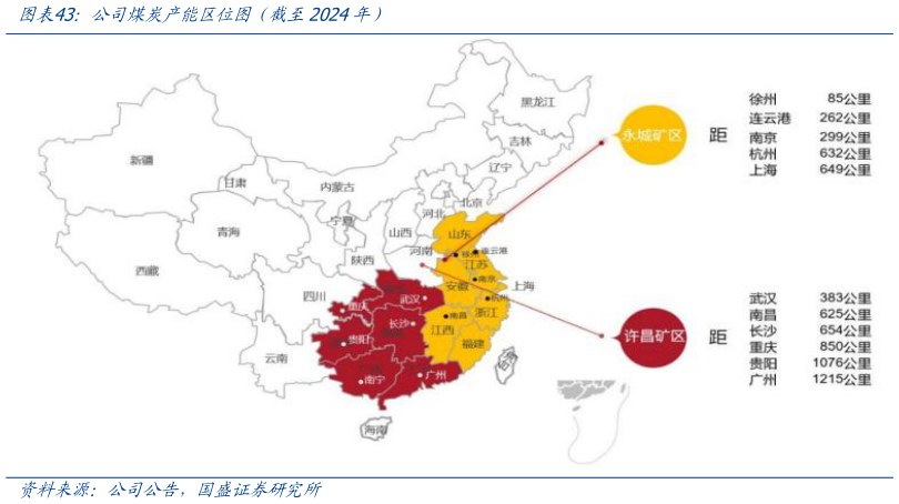 想关注一下公司煤炭产能区位图（截至2024年）
