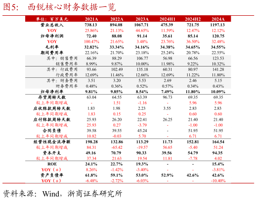 如何看待西锐核心财务数据一览