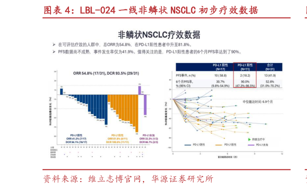 咨询大家LBL-024 一线非鳞状 NSCLC 初步疗效数据