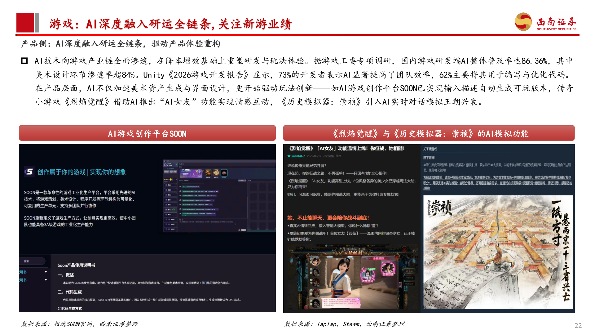 谁知道游戏: AI深度融入研运全链条,关注新游业绩?