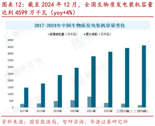 想关注一下截至 2024 年 12 月，全国生物质发电装机容量
