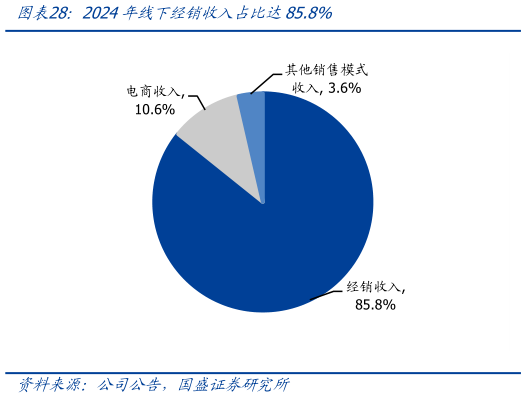 你知道2024年线下经销收入占比达85.8%?