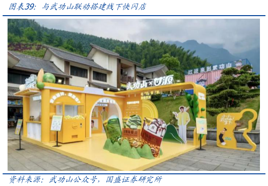 如何解释与武功山联动搭建线下快闪店?