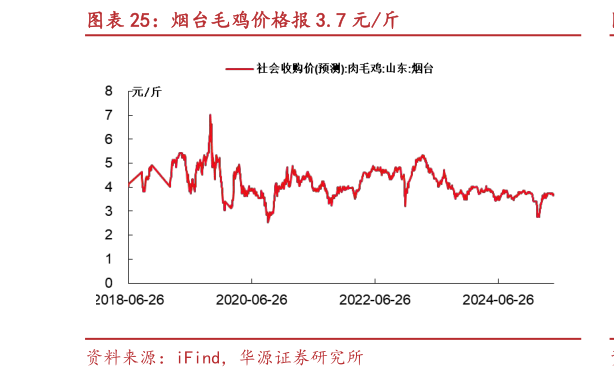 想关注一下烟台毛鸡价格报 3.7 元斤?
