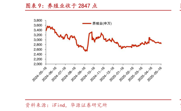 如何了解养殖业收于 2847 点