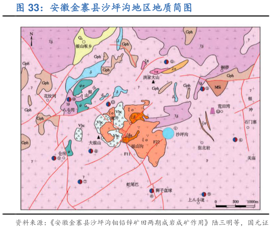 如何看待安徽金寨县沙坪沟地区地质简图?