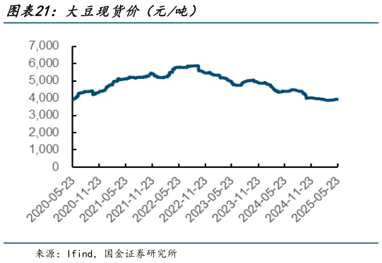 我想了解一下大豆现货价(元吨)?