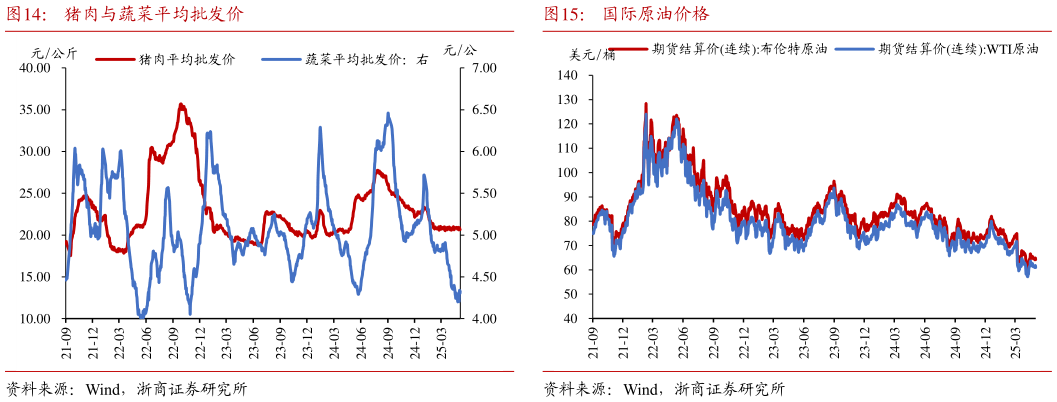 咨询大家猪肉与蔬菜平均批发价国际原油价格