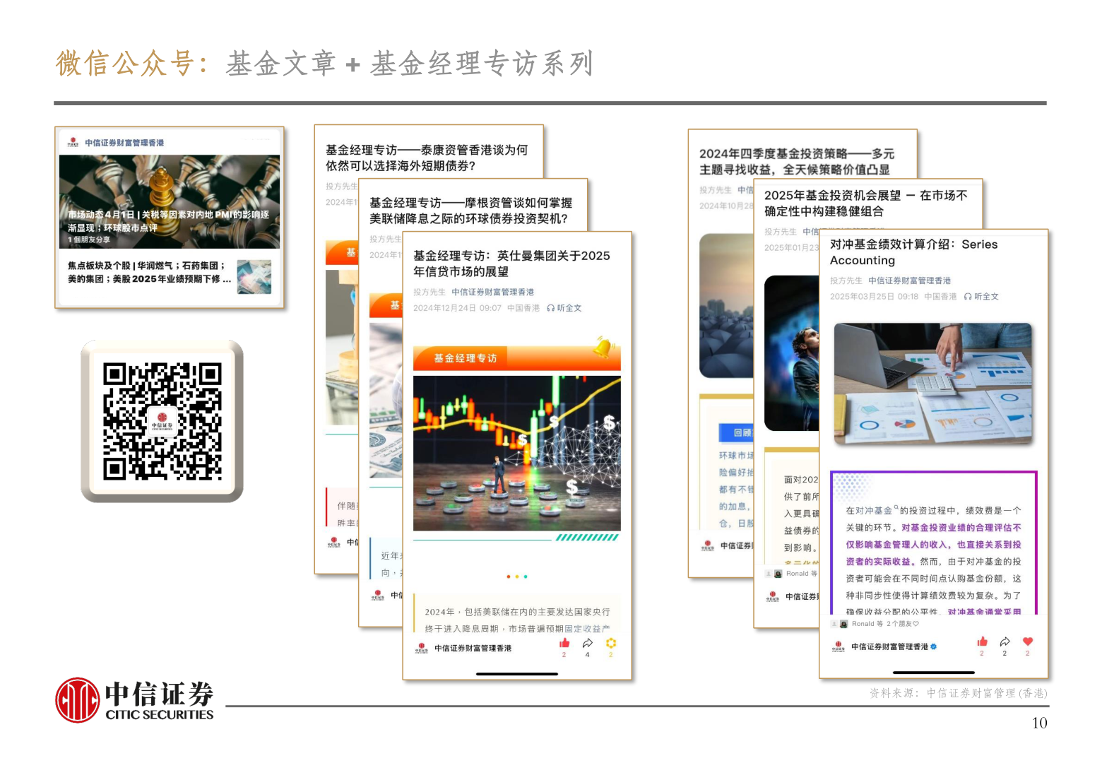 如何看待微信公众号：基金文章 + 基金经理专访系列