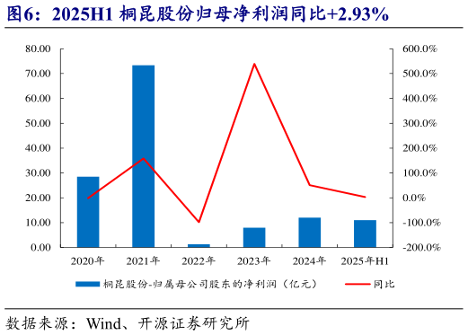 咨询大家2025H1 桐昆股份归母净利润同比2.93%