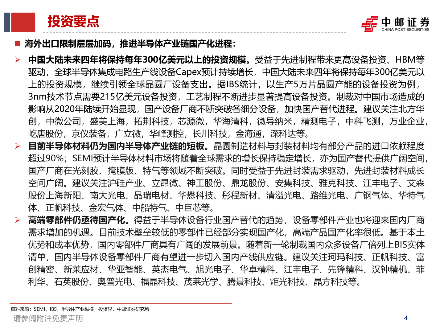 如何解释投资要点