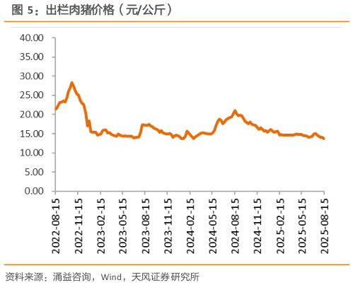 如何解释出栏肉猪价格（元公斤）?