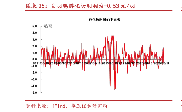 想问下各位网友白羽鸡孵化场利润为-0.53 元羽