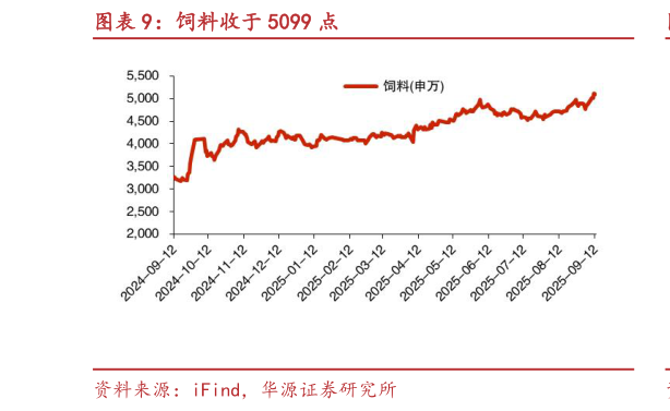 请问一下饲料收于 5099 点