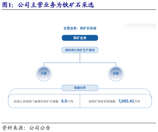 咨询下各位公司主营业务为铁矿石采选