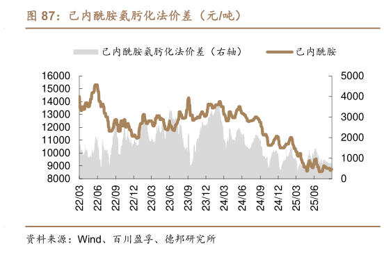 如何了解己内酰胺氨肟化法价差（元吨）