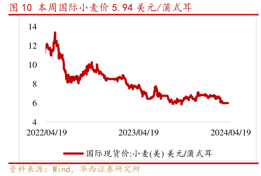 怎样理解本周国际小麦价 5.94 美元蒲式耳?