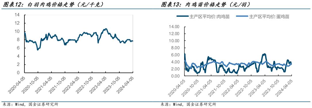想问下各位网友肉鸡苗价格走势（元羽）?