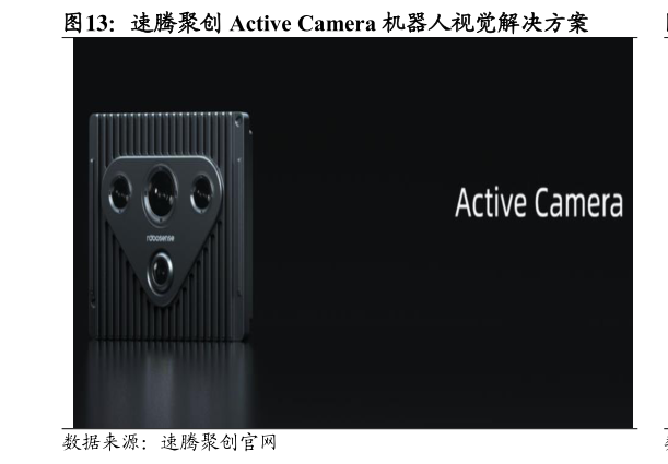 咨询大家速腾聚创 Active Camera 机器人视觉解决方案