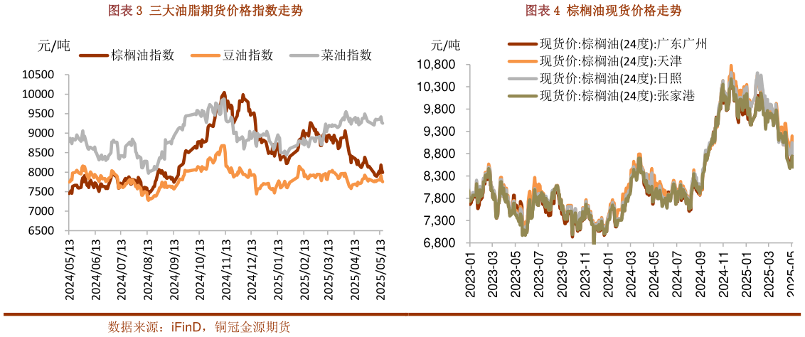 怎样理解三大油脂期货价格指数走势棕榈油现货价格走势