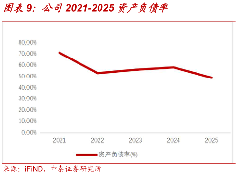 咨询大家公司2021-2025 资产负债率