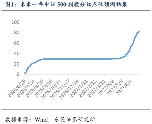 怎样理解未来一年中证 500 指数分红点位预测结果?