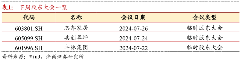 如何了解下周股东大会一览