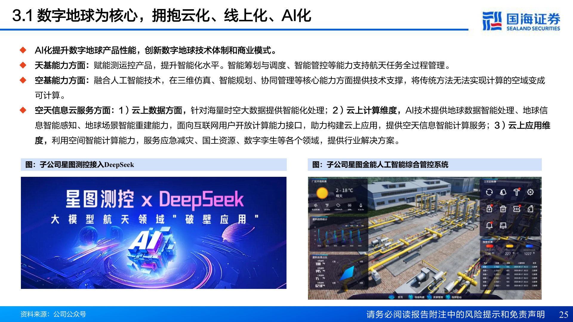 如何了解3.1 数字地球为核心，拥抱云化、线上化、AI化
