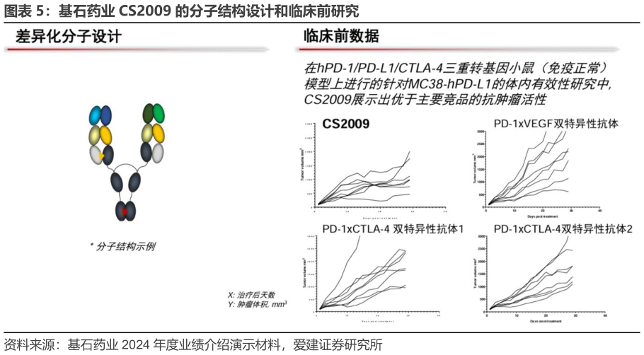 咨询下各位基石药业 CS2009 的分子结构设计和临床前研究