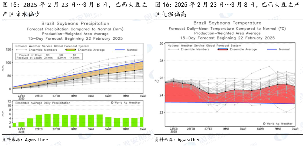 如何了解2025 年 2 月 23 日3 月 8 日，巴西大豆主产