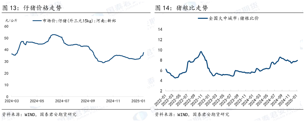 各位网友请教一下仔猪价格走势 猪粮比走势
