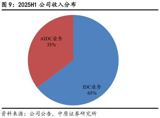 我想了解一下2025H1 公司收入分布